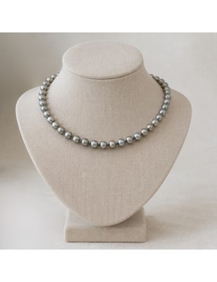 collier perles de culture de tahiti cerclées