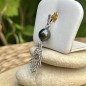 Pendentif Main de Fatma et Perle de Tahiti Pendentif Main de Fatma et Perle de Tahiti