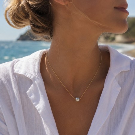 collier femme or perle de Tahiti