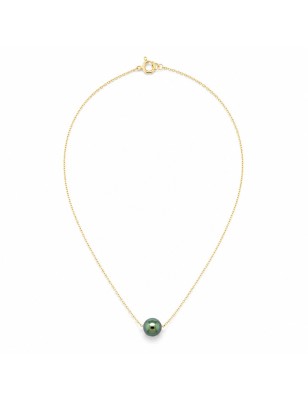 collier femme or perle de Tahiti