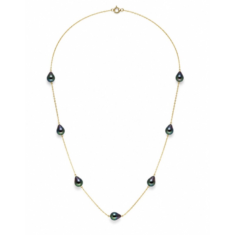 Tahitian Pearls 18K gold Necklace Tahitian Pearls 18K gold Necklace
