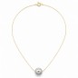 Collar de Oro de 18 Quilates con Perla Gris de Tahití 11/12 mm | Poemotu Collar de Oro de 18 Quilates con Perla Gris de Tahití 11/12 mm | Poemotu