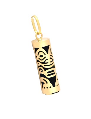 pendentif tiki or pour homme
