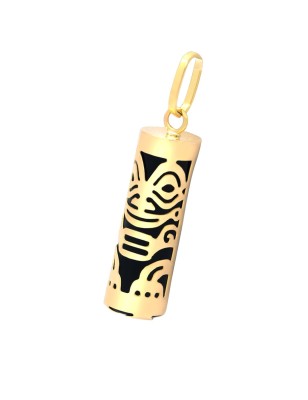 pendentif tiki or pour homme