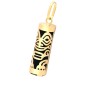 Mārama - Pendentif Tiki Or 18 Carats et Onyx Noir Mārama - Pendentif Tiki Or 18 Carats et Onyx Noir