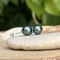 Nina - 18K Gold Tahitian Peacock Pearl Earrings - 8.33mm Nina - 18K Gold Tahitian Peacock Pearl Earrings - 8.33mm