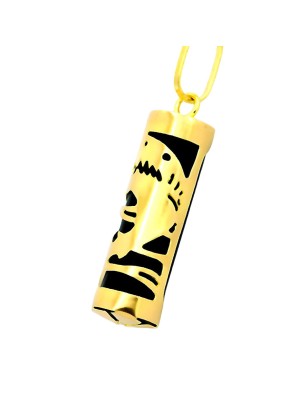 Colgante de Tiburón de Oro para Hombre - Colgante Tahitiano Tiburón