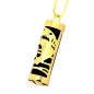 Mako Tahiti - Colgante Tiki de Oro de 18 Quilates con Ónix Negro Mako Tahiti - Colgante Tiki de Oro de 18 Quilates con Ónix Negro