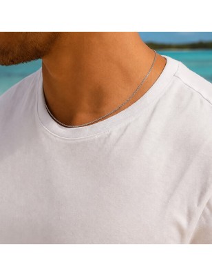 Men's Sterling Silver Curb Chain Necklace