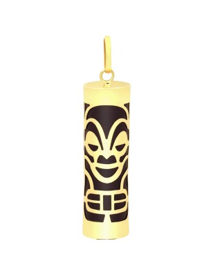 Gold Tiki Pendant - Tahitian Tiki