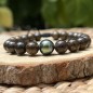Pulsera de Broncita con Perla de Tahití Azul Verdosa de 9,92 mm Pulsera de Broncita con Perla de Tahití Azul Verdosa de 9,92 mm
