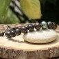 Pulsera de Broncita con Perla de Tahití Azul Verdosa de 9,92 mm Pulsera de Broncita con Perla de Tahití Azul Verdosa de 9,92 mm