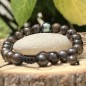 Pulsera de Broncita con Perla de Tahití Azul Verdosa de 9,92 mm Pulsera de Broncita con Perla de Tahití Azul Verdosa de 9,92 mm