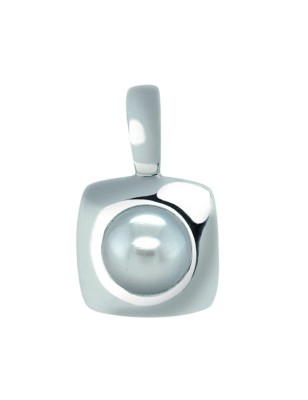 perle noire en pendentif argent homme perle de culture de Tahiti prix