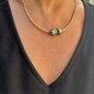 Tāura – Collar de Cuero Trenzado Natural con Perlas de Tahití Peacock Tāura – Collar de Cuero Trenzado Natural con Perlas de Tahití Peacock