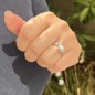 Ella - Anillo brazalete con perla de Tahití gris - Plata rodiada Ella - Anillo brazalete con perla de Tahití gris - Plata rodiada