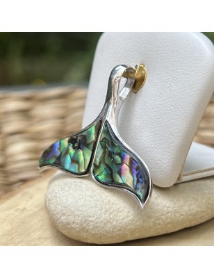 whale tail men's pendant abalone mother of pearl price