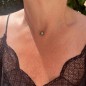 Mārie - Collier Invisible Perle de Tahiti Peacock de 8.80mm