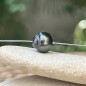 Mārie - Collar Invisible con Perla de Tahití Peacock de 8,74 mm Mārie - Collar Invisible con Perla de Tahití Peacock de 8,74 mm