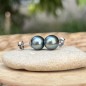 Here – Blue Tahitian Pearl Earrings 9.31mm Here – Blue Tahitian Pearl Earrings 9.31mm