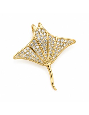 pendentif raie manta - raie manta en pendentif or