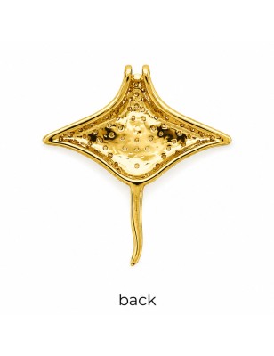 pendentif raie manta - raie manta en pendentif or
