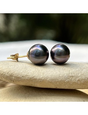 boucles d’oreilles perles de Tahiti