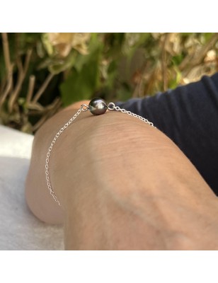 Bracciale con Perla di Tahiti - Bracciale con Perle Coltivate
