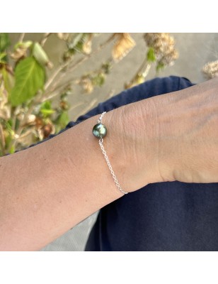 Peacock Tahitian Pearl Bracelet 9.94 mm – Vaiora