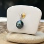 Teiva – Colgante con Perla de Tahití Azul Ultramar de 9,50 mm