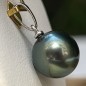 Tāviri - Pendentif Perle de Tahiti Verte AAAA - Top Qualité Tāviri - Pendentif Perle de Tahiti Verte AAAA - Top Qualité