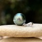 Tāviri - Pendentif Perle de Tahiti Verte AAAA - Top Qualité Tāviri - Pendentif Perle de Tahiti Verte AAAA - Top Qualité