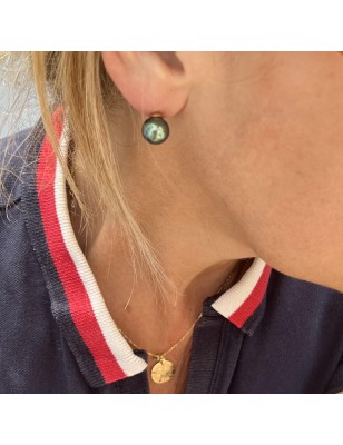 clou oreille pour lobe perles de culture de Tahiti prix