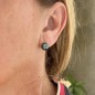 Tiareva - Pendientes de Oro de 18 Quilates con Perlas de Tahití Outre-mer