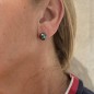 Tiareva - Pendientes de Oro de 18 Quilates con Perlas de Tahití Outre-mer