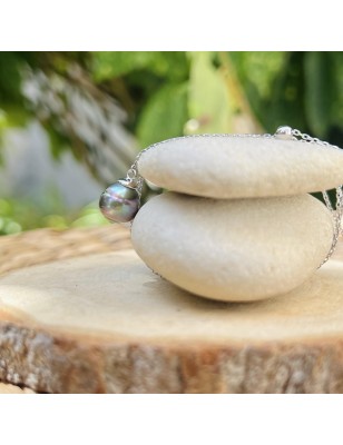 Zuchtperlenkette – Damen-Halskette mit Tahiti-Perle