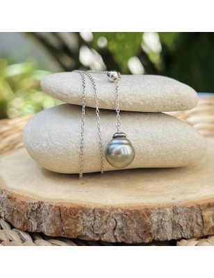 Zuchtperlenkette – Damen-Halskette mit Tahiti-Perle