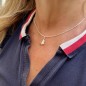 Sailboat Pendant - Rhodium Sterling Silver