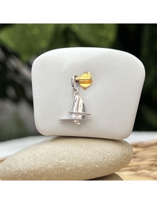 Segelboot-Anhänger aus Sterlingsilber - Segelboot-Schmuck