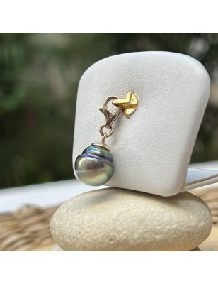 Prezzo Charm Pendente con Perla di Tahiti - Ciondolo con Perla