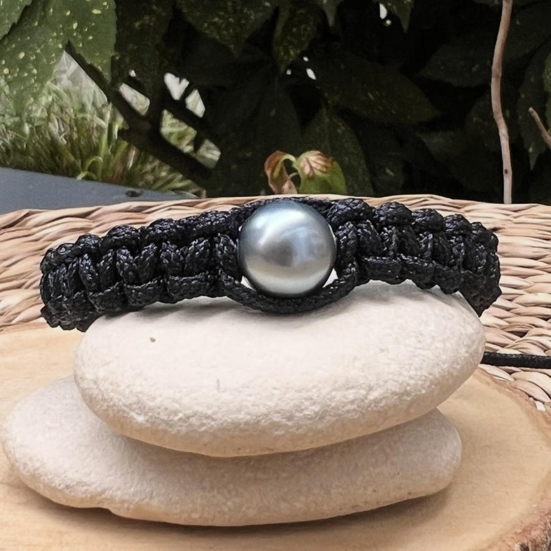 Teaniva - Tahitian Pearl Bracelet - Gray - 10.80mm Teaniva - Tahitian Pearl Bracelet - Gray - 10.80mm