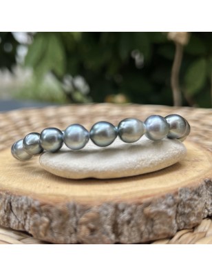 ringed cultured pearls from Tahiti bracelet price - tahitian bracelet with authentic pearls