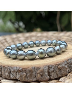 ringed cultured pearls from Tahiti bracelet price - tahitian bracelet with authentic pearls