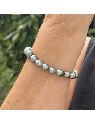 ringed cultured pearls from Tahiti bracelet price - tahitian bracelet with authentic pearls