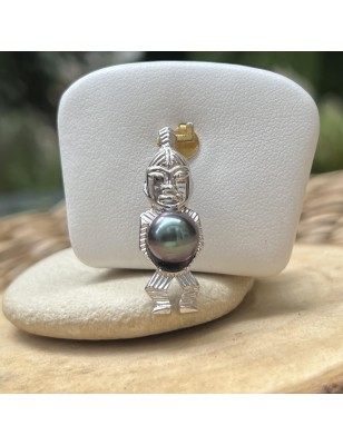 Anhänger mit Zuchtperle - Tiki-Schmuck
