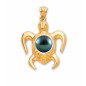 Honu Nui - Tahitian Pearl 18 Karat Gold Turtle Man Pendant
