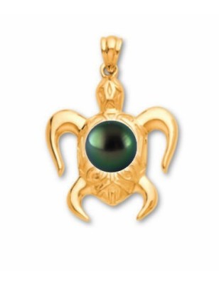 Genuine Tahitian Pearl Turtle Man Pendant price