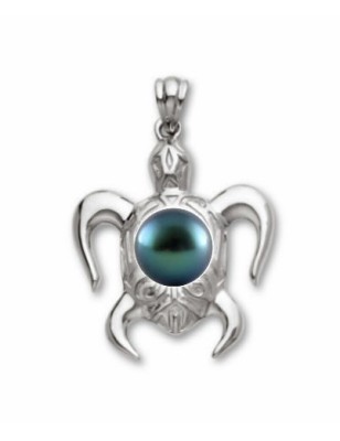 Pendentif homme Tortue vraie Perle de Tahiti  prix