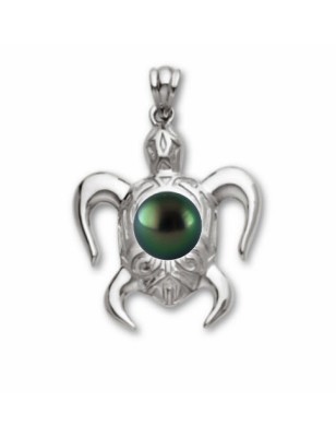 Genuine Tahitian Pearl Turtle Man Pendant price