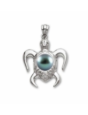 Pendentif homme Tortue vraie Perle de Tahiti  prix